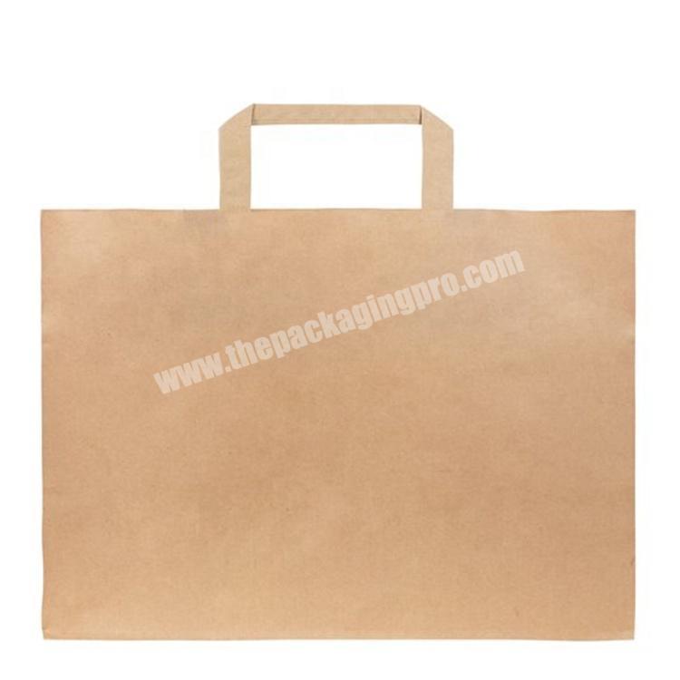 Large Take Away Paper Bag with Flat Handles