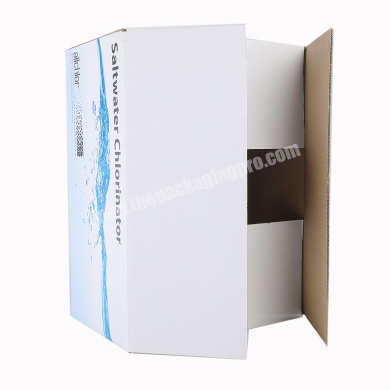 Logo printed corrugated paper cup and spoon paper packaging display boxes