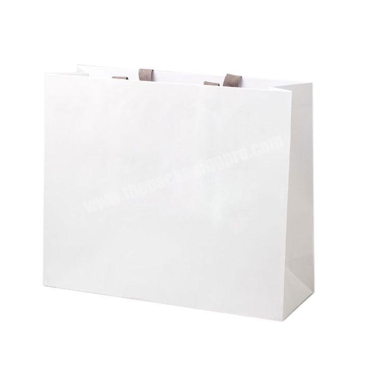 Low cost custom printed luxury paper shopping bag