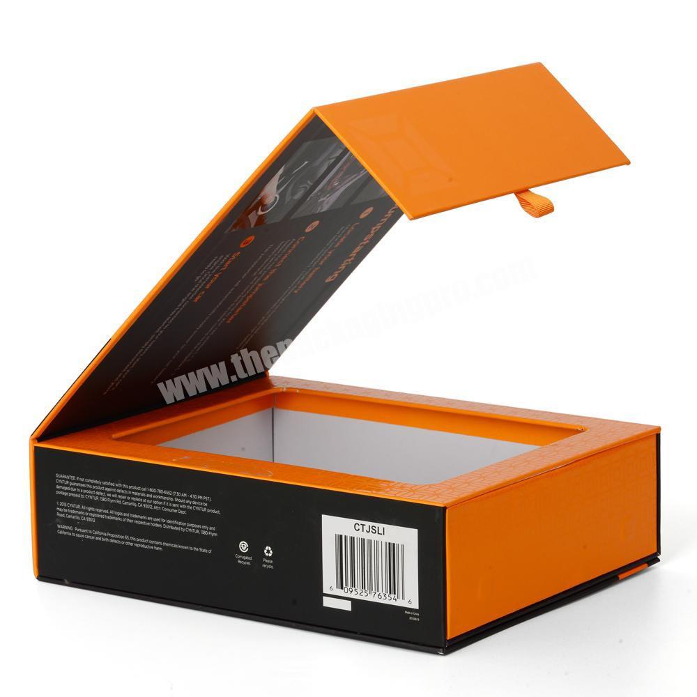 Luxury Boutique Rigid Cardboard Magnetic Closure Box Custom