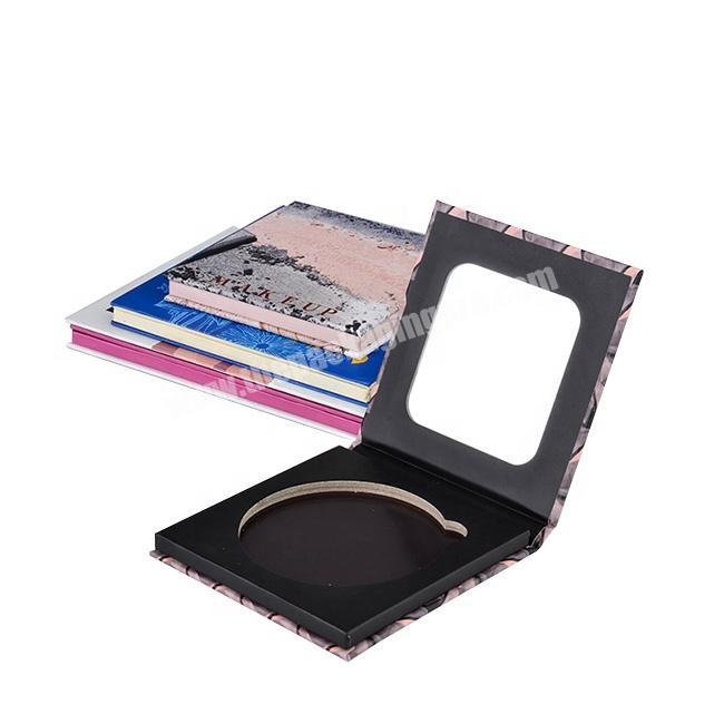 Luxury Custom Printing Cosmetic Empty Eyeshadow Packaging Box With logo  Makeup Eyeshadow Palette Packaging Private label