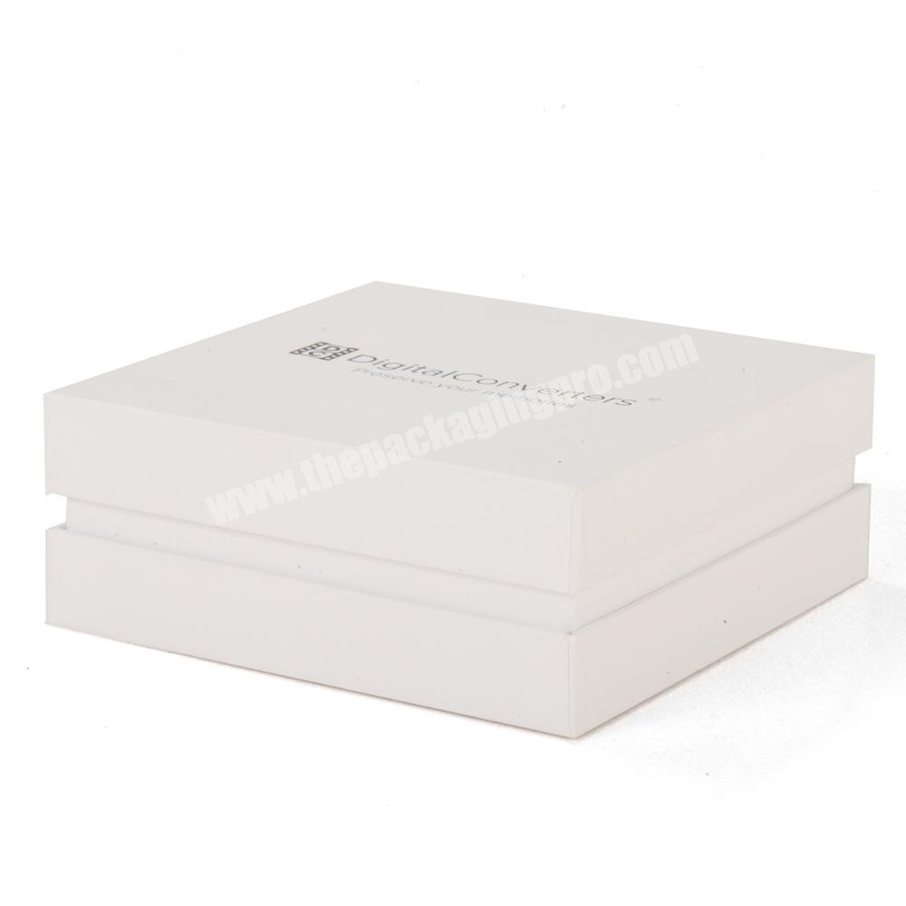 Luxury Custom Square White Cardboard Gift Box With Lids