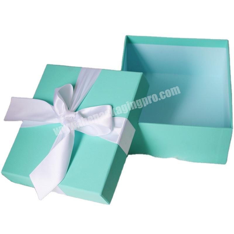 Luxury Customized Box Manufacturer Ribbon Jewelry Box Packaging With Logo