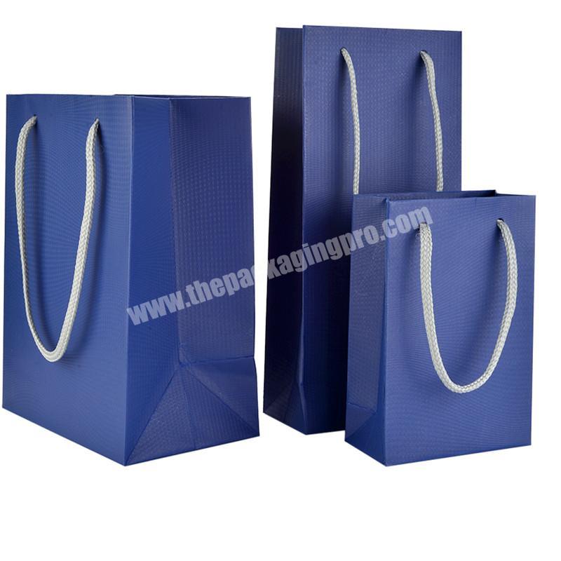 Luxury Customized Paper Bag Manufacturer Jewelry Packaging Paper Bag With Cotton Rope