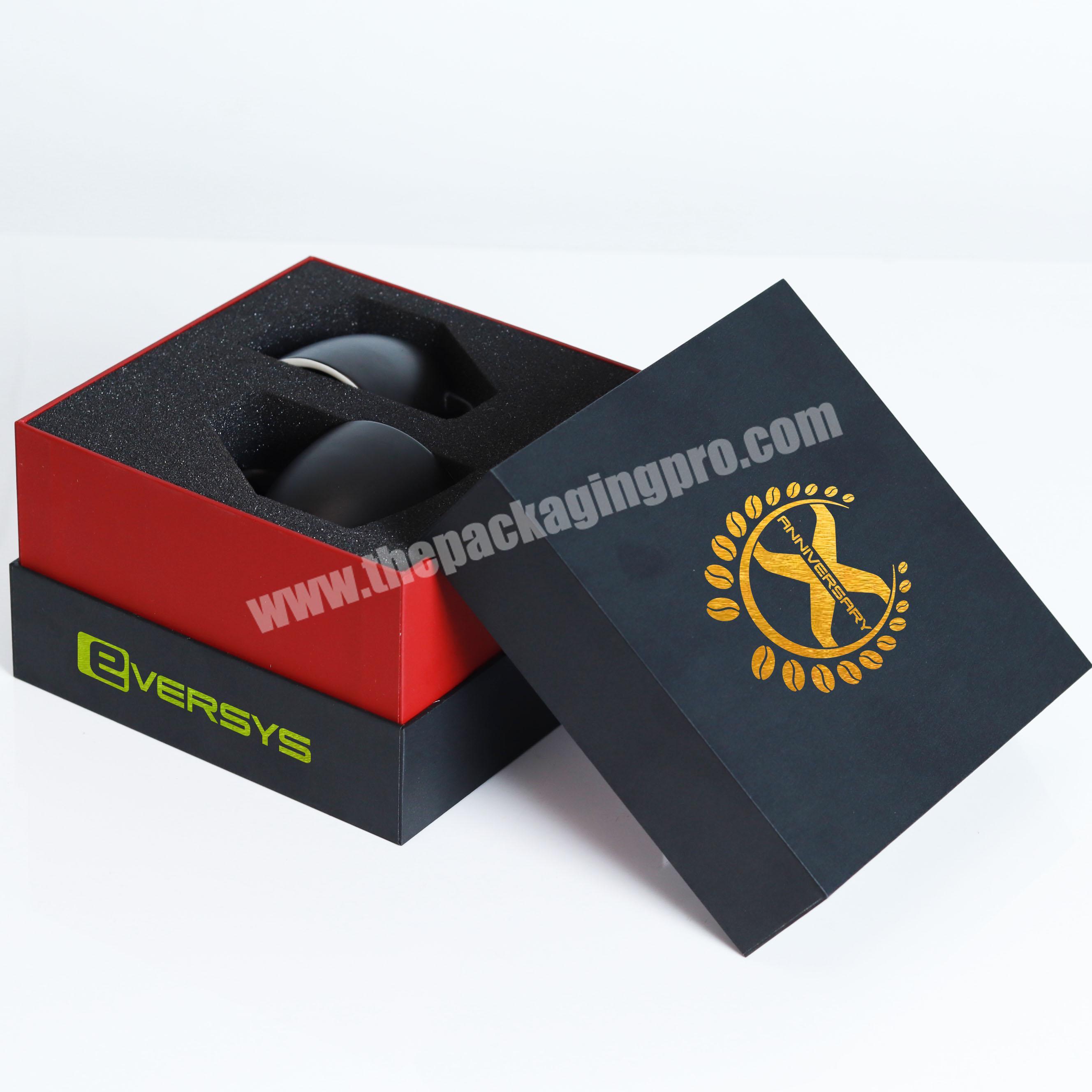 Luxury Design Wholesale provide Personalized Design Coffee Mug Package gift box with lid