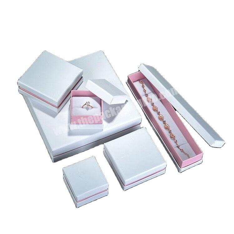 Luxury Display Cardboard Paper Box Packaging Gift Jewelry Box With Foam Insert