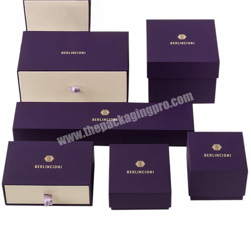Luxury Gift Packing Set Jewlery Box Custom Logo Jwelery Packaging Box For Jewlery
