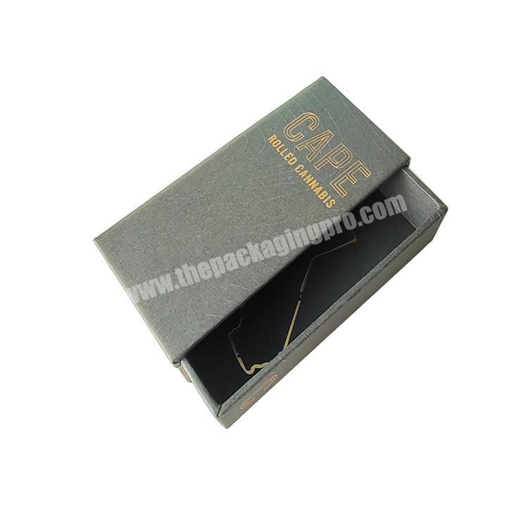 Luxury Jewelry Small Gift Cardboard Packaging Sliding Paper Drawer Box With Custom Printing Logo