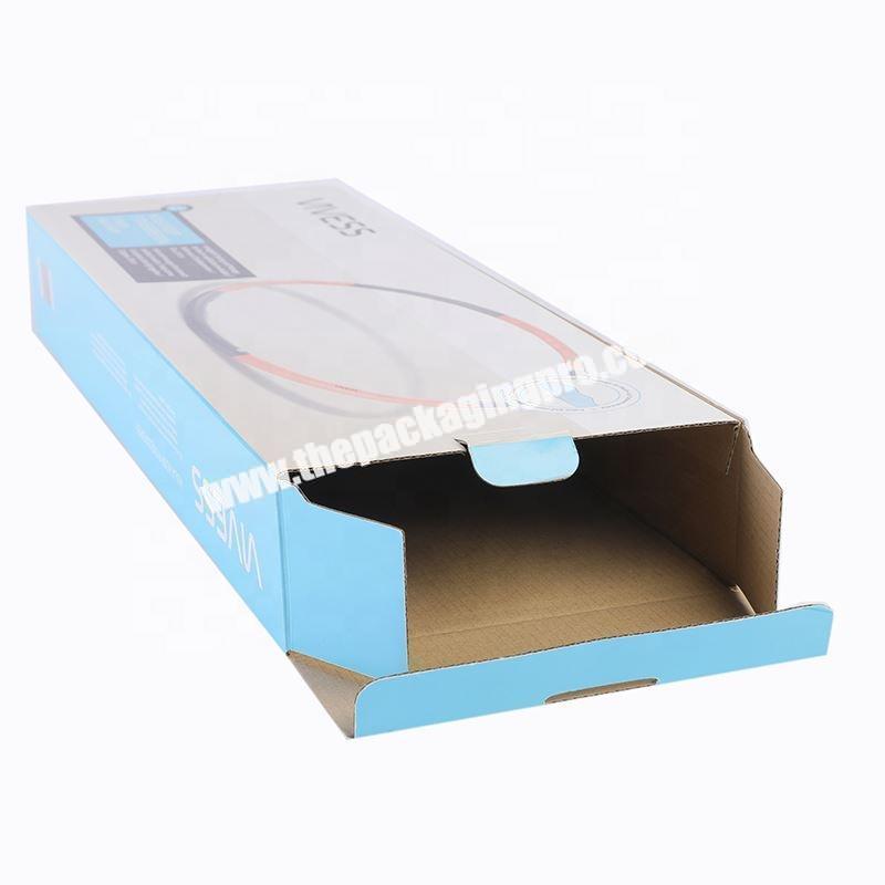 recyclable custom art paper car wiper packaging box with window