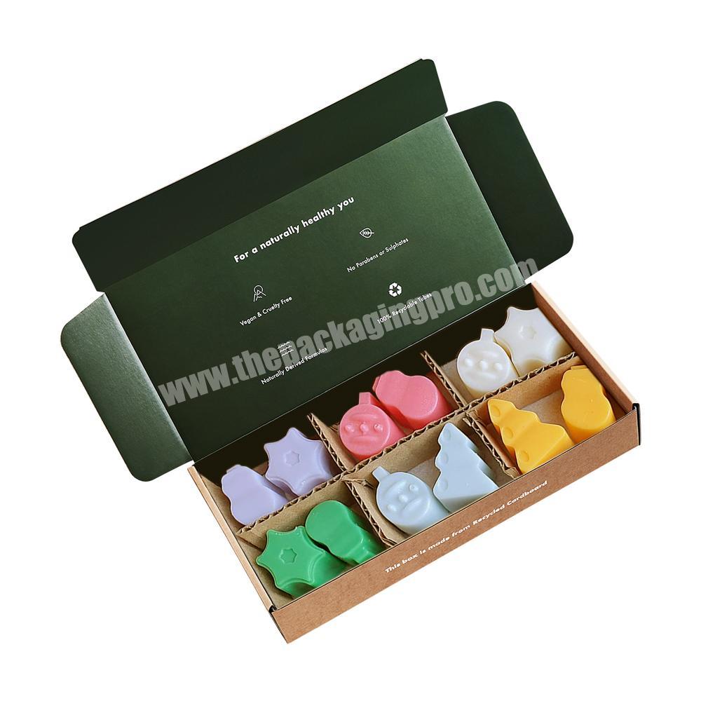 Luxury Wholesale Wax Melt Storage Sample Cardboard Wax Melts Gift Candles Melts Packaging Boxes For Wax Melt