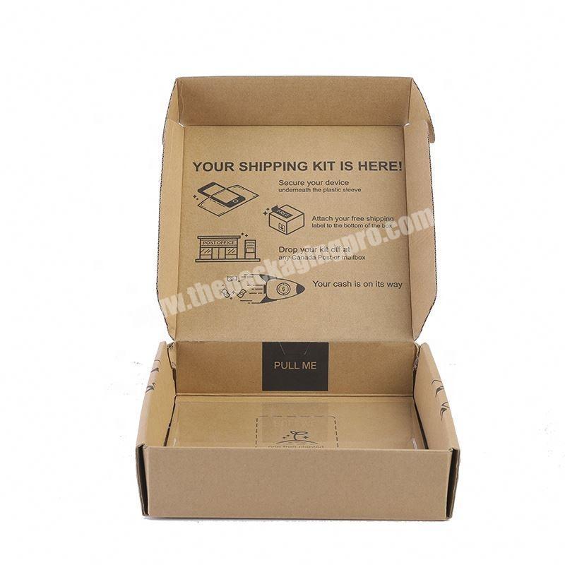 wholesale custom pink corrugated shipping box with sliver logo printing