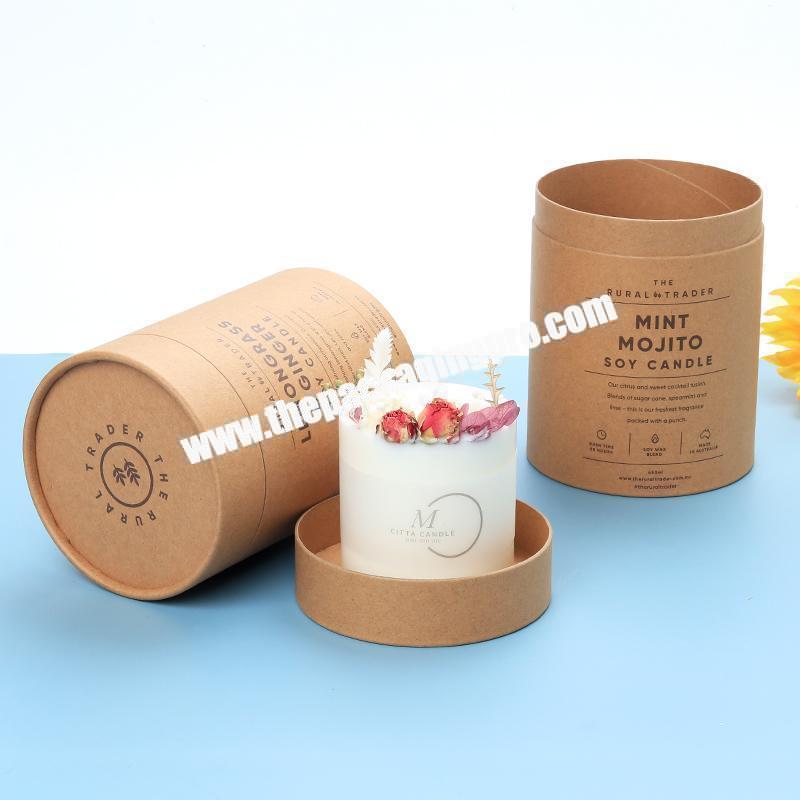 eco friendly Oem logo custom Kraft paper tube packaging incense stick box packaging