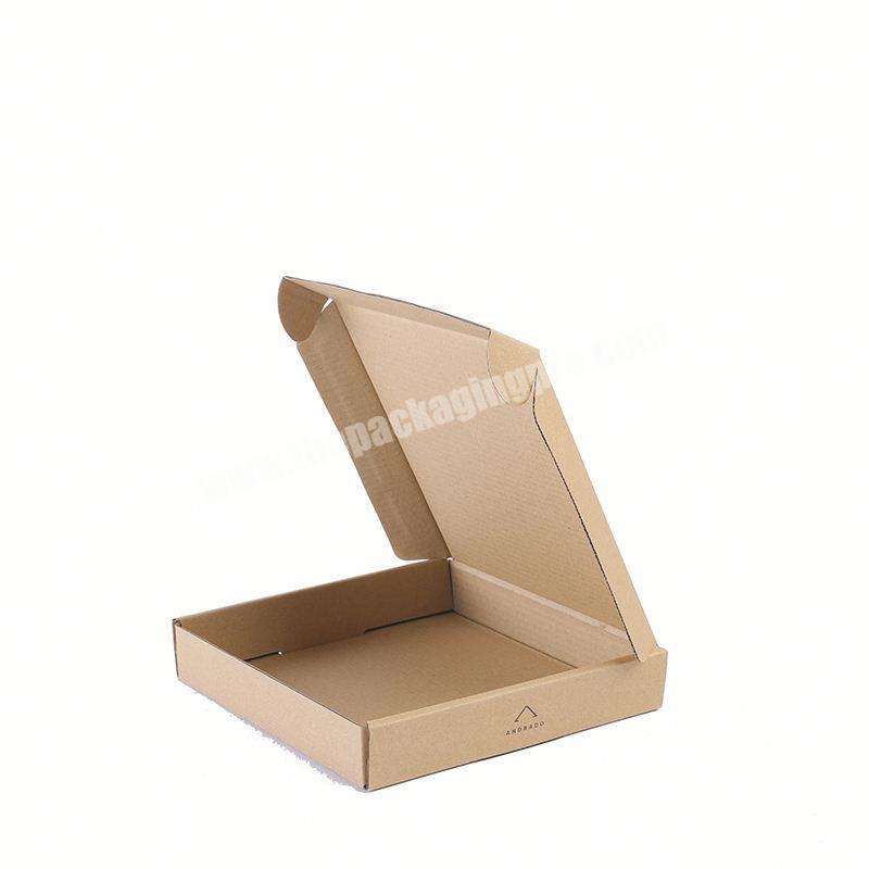 Luxury t shirt packaging boxes custom thick fold corrugated shipping box
