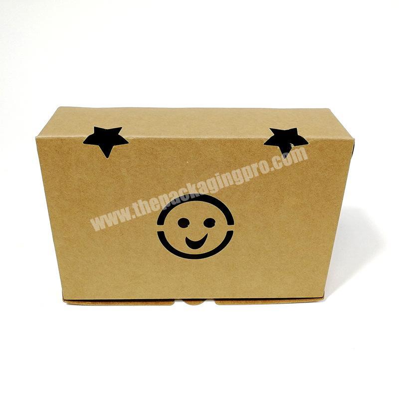 MOQ 500pcs Corrugated Gift Mailers Shipping Organic Materials Custom Paper Packaging Boxes With Logo Printing