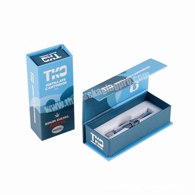 Magnetic Paper Box Shave Razor Gift Packing Boxes Luxury Custom Logo Folding Hard Rigid Cardboard With EVA Insert