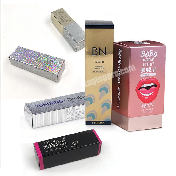 Manufacturer Custom Logo Packaging Paper Box Cosmetic Lip Gloss Packaging Box
