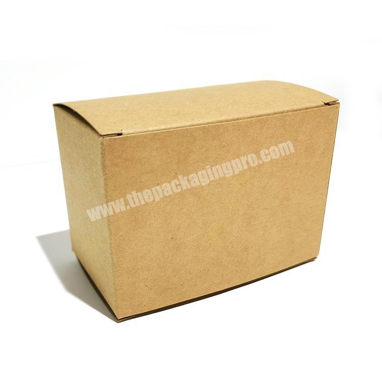 Manufacturer Custom Wholesale Kraft Paper Box Simple Design Rectangular Boxes With Custom Logo