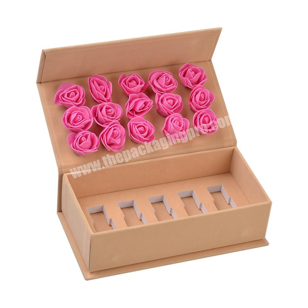 Manufacturer Customised Cardboard Packaging Box Luxury Velvet Perfume Gift Box