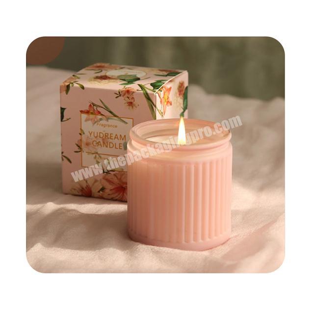 Manufacturer custom scented candle packaging gift box