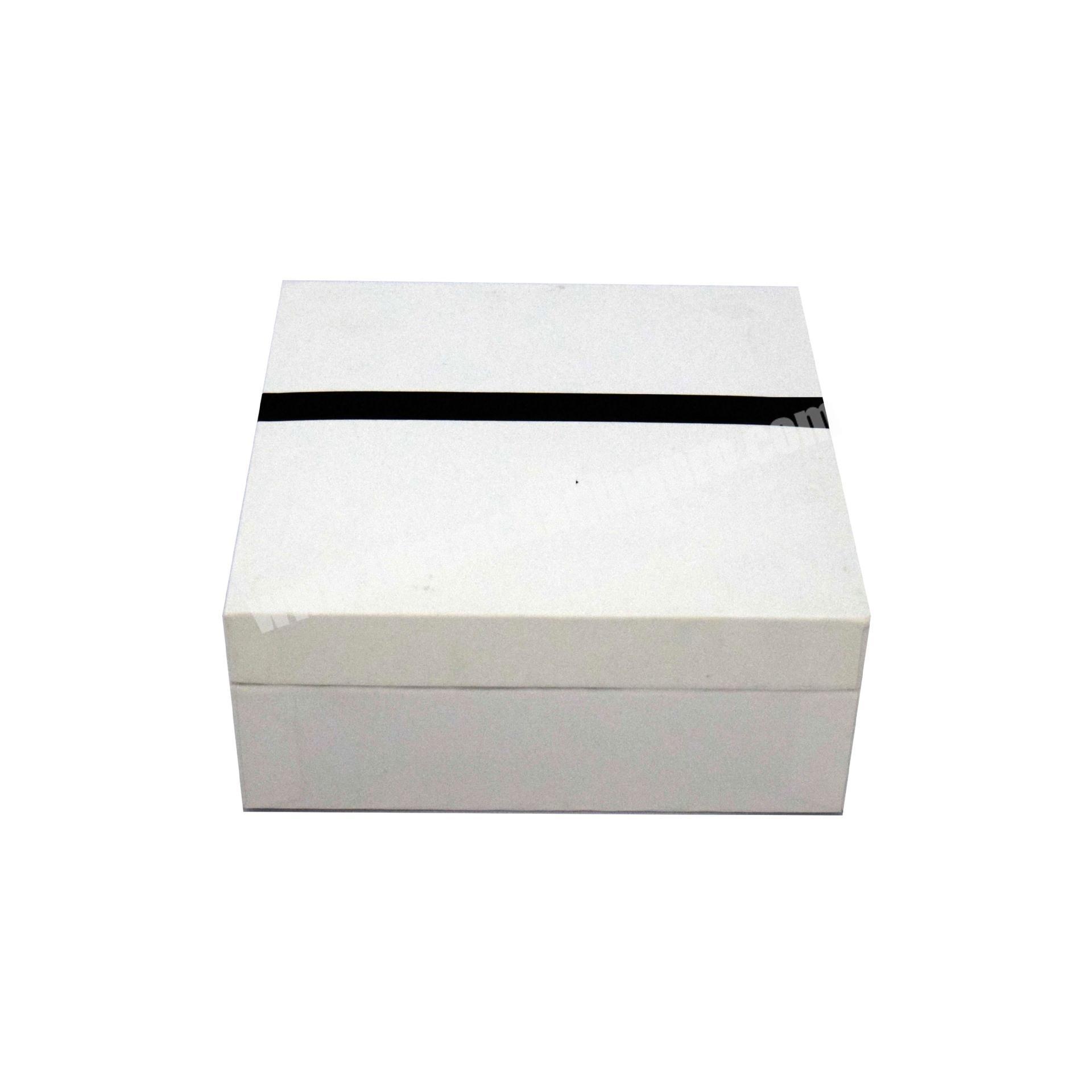 Manufacturer customized gift box electronic packaging earphone headset white paper box