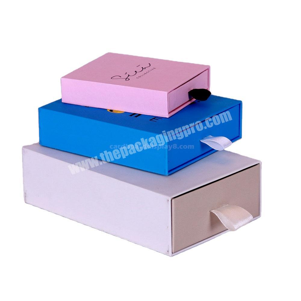 Manufacturer wholesale custom small luxury paper drawer packaging gift box