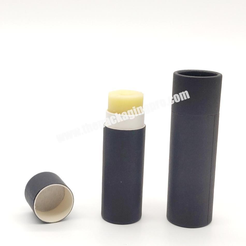 Natural Empty Paper Cardboard 1oz 2oz Deodorant Tube Container Push up Paper Tube Deodorant Packaging for  Incense Stick