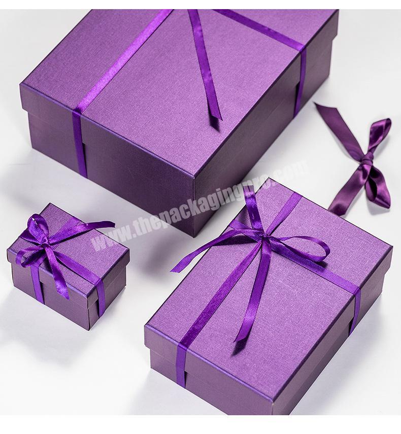 New Arrival 7 Colors Paper Cardboard Printed Gift Box Low MOQ Jewelry Tea Gift Packaging Boxes