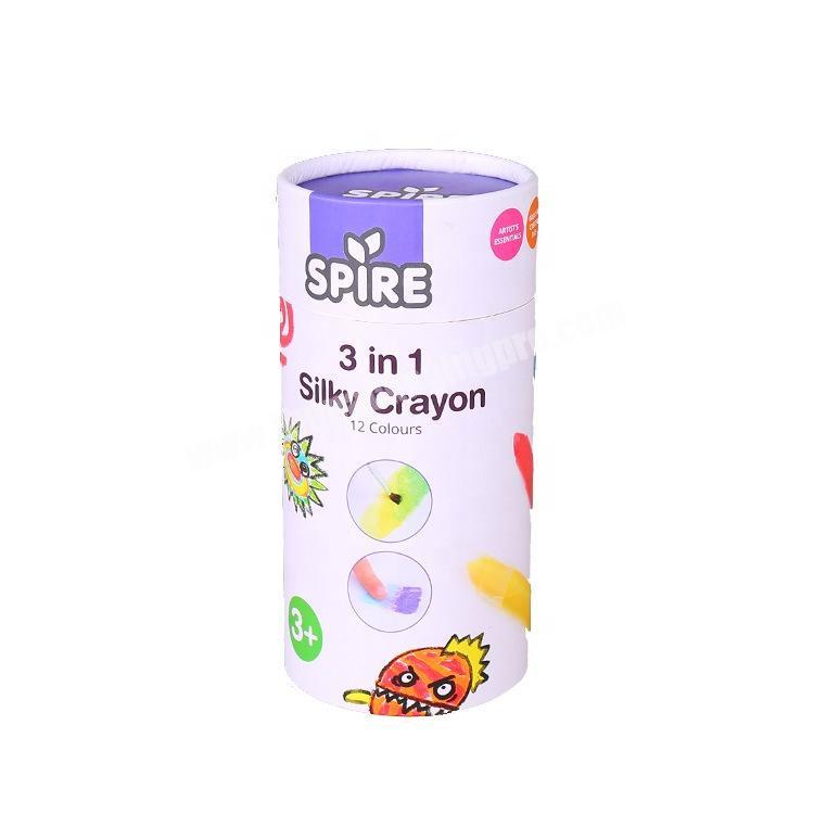 New Arrival Good Package Cylinder Packaging Round the study Paper Tube Packaging for children  gift