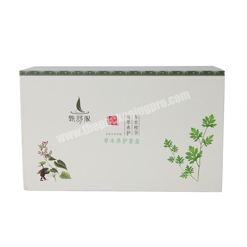 New Design Custom Luxury Packaging Book Shape Essential Oil Cosmetics Paper Magnetic Gift Box
