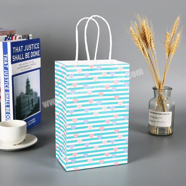 New products Paper Bag Custom Print Logo Brown Kraft Paper Bag With Handle