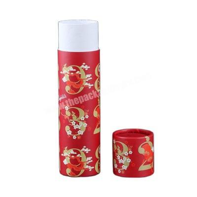 Non-toxic packaging kraft paper tube box for gift packaging