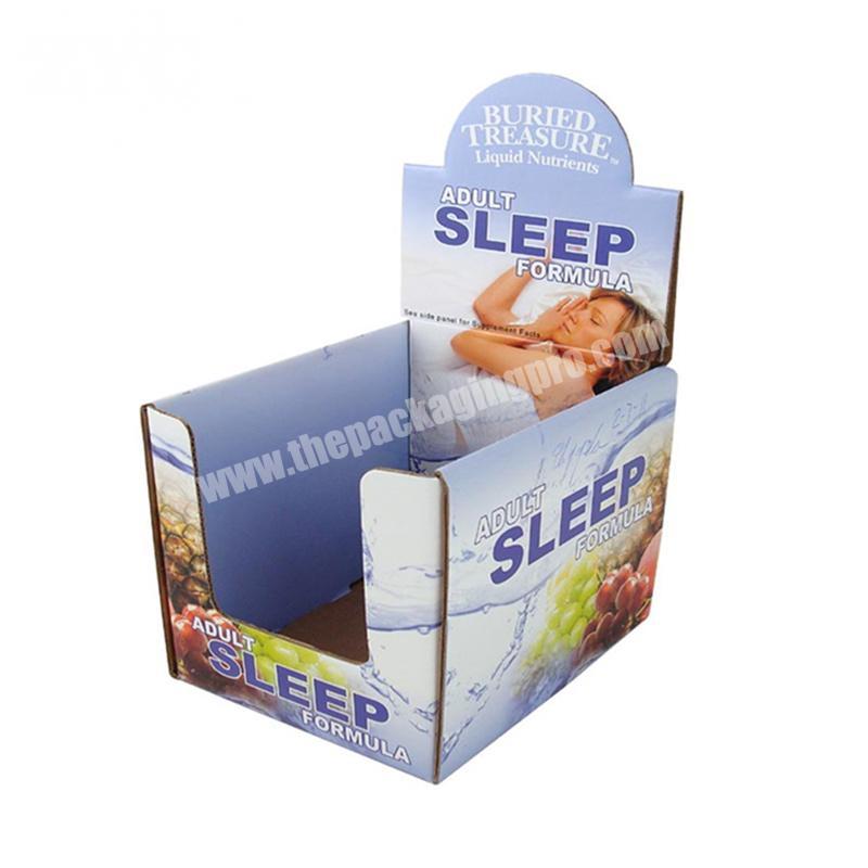 OEM Foldable Tear off Countertop Display Cardboard Shipper Display Box for Retail Store