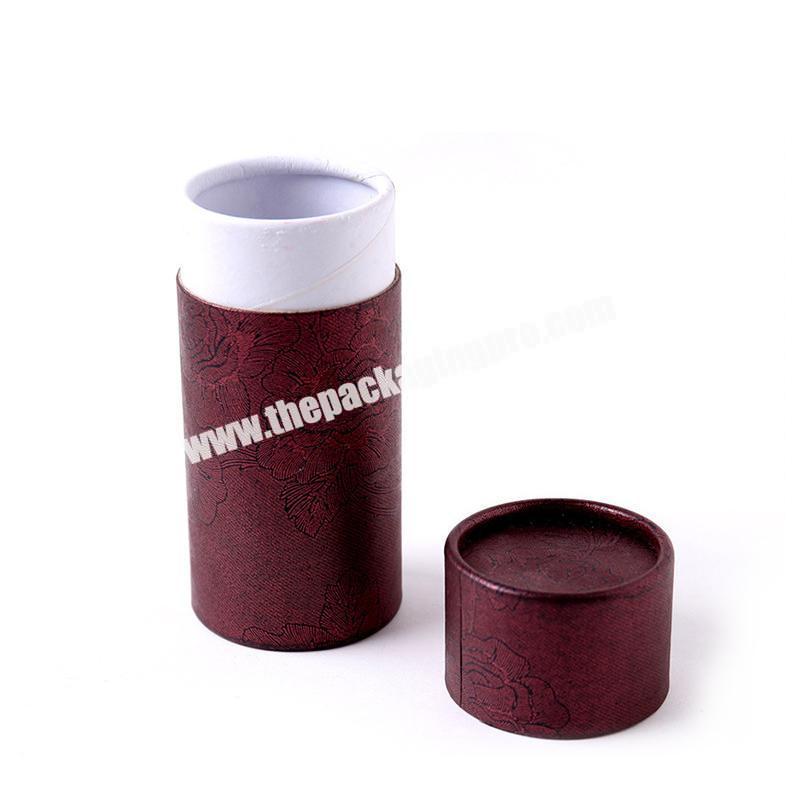 high quality eco friendly material round cylinder paper skin care  kraft tube packaging