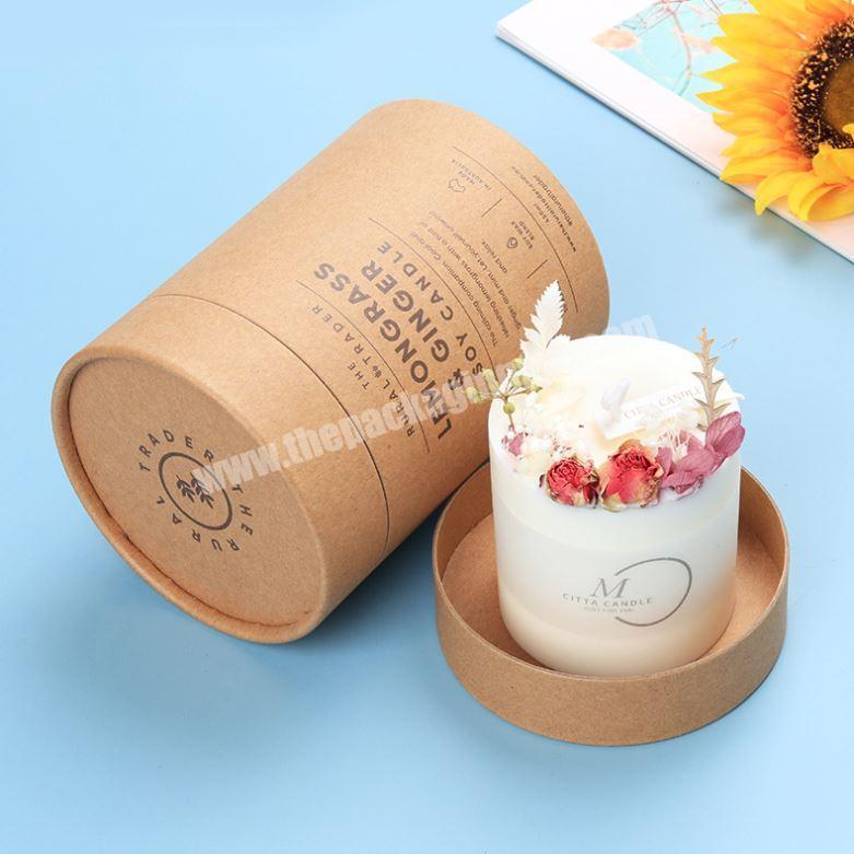 Oem Custom Eco Friendly Candle Inverted Paper Tube