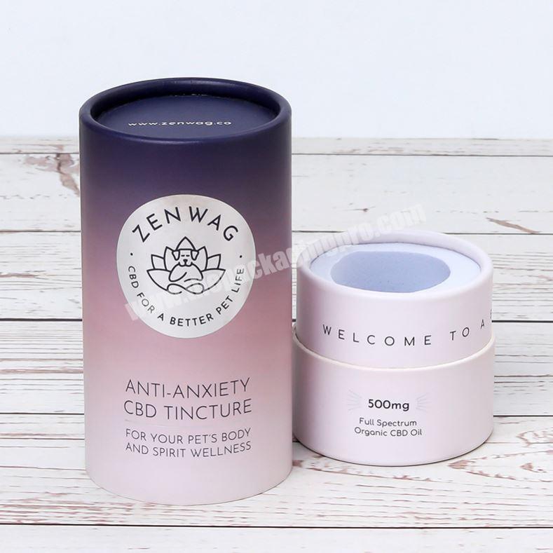 Oem Custom Eco Friendly Perfume Packaging With Curled Edge Paper Tube