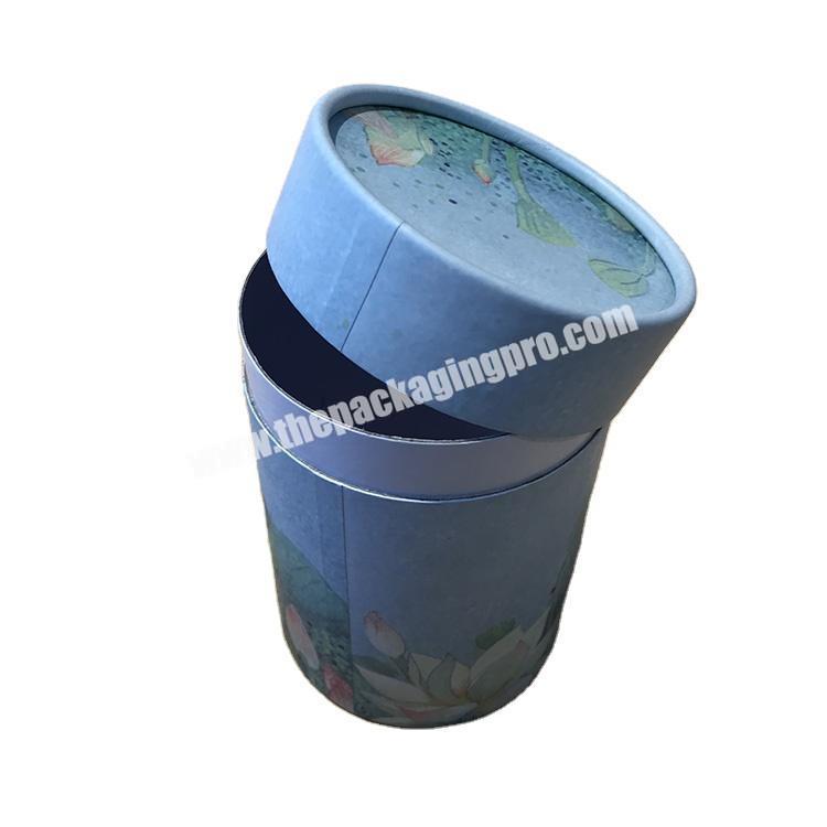 Wholesale Custom Biodegradable Cardboard  Tea and powder Packaging Cylinder Food Paper Tube
