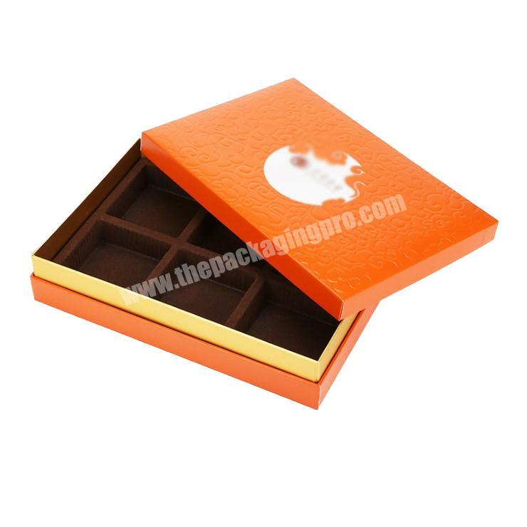 Paper Mooncake Box Luxury Cardboard Moon Cake Gift Packaging Two Pieces Paperboard Handmade Custom Accept 500pcs CN;GUA