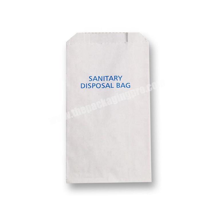 Paper Sanitary Disposable Women Sanitary Bag for Hotel