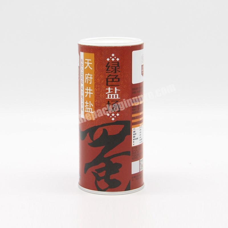 Paper tube shaker for seasoning packaging