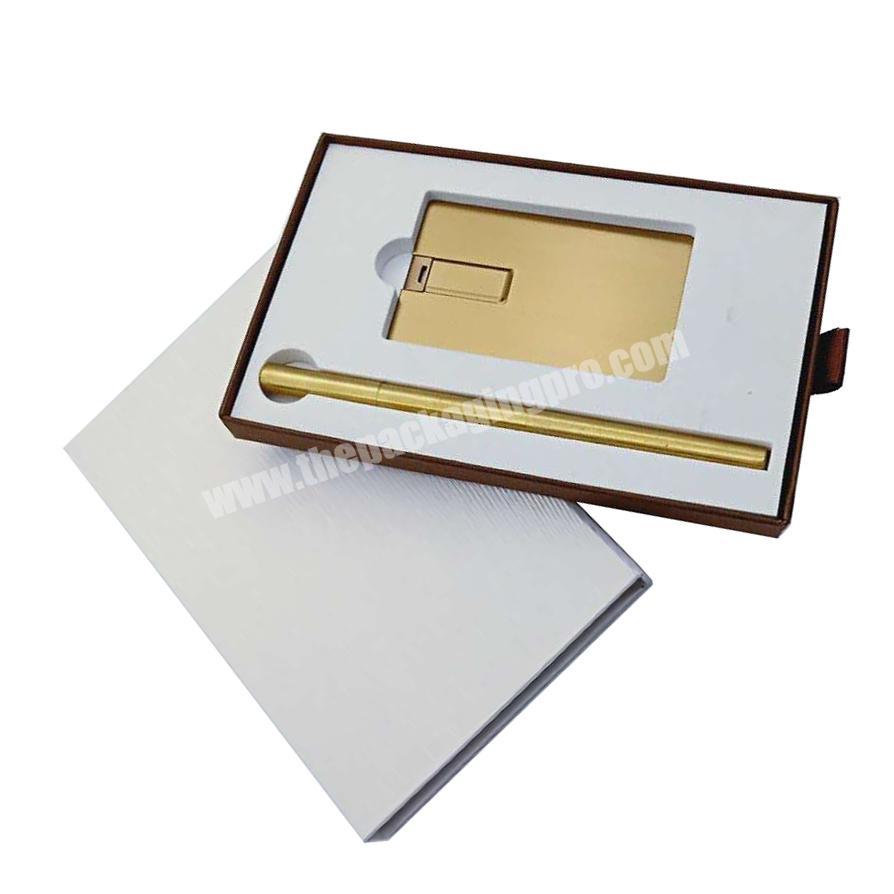 Pen outsourcing paper box in gift holder