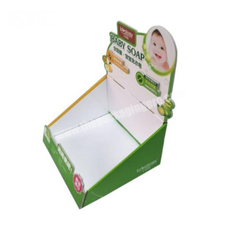 Point of Sale Corrugated Paper Cardboard Tabletop Display Stand Box