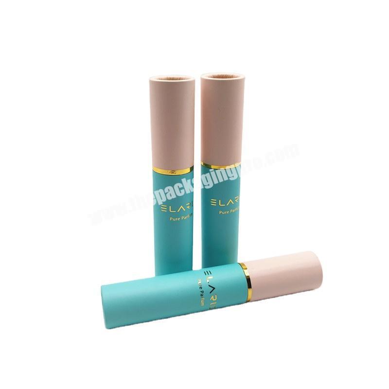 Printed Logo Customized Cosmetic Cardboard Paper Round Tube Gift Boxes Packaging