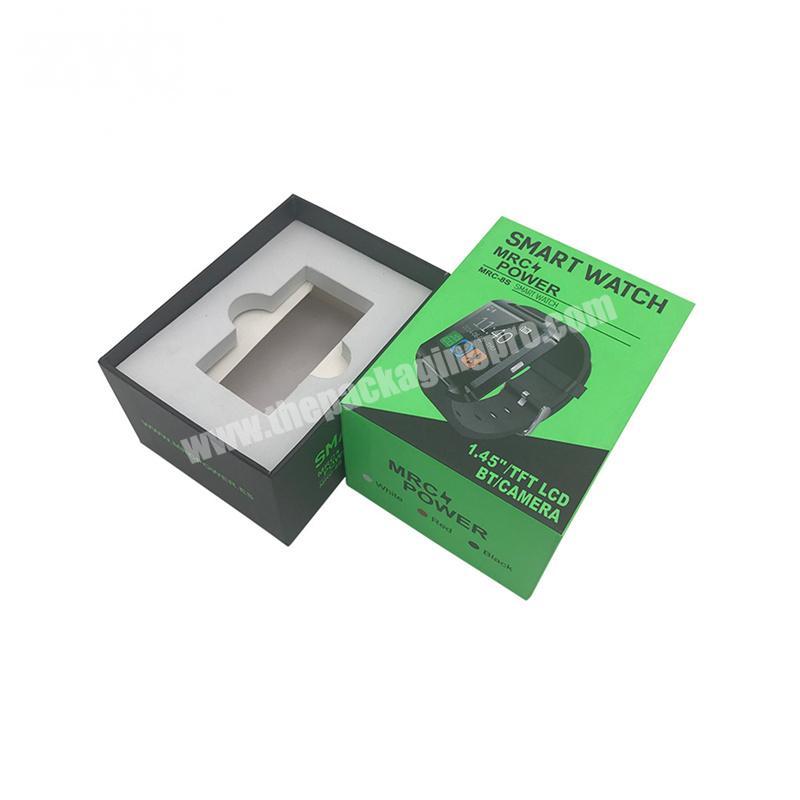 Printing Square Hard Paper Cardboard Package Gift Box for Smart Watch
