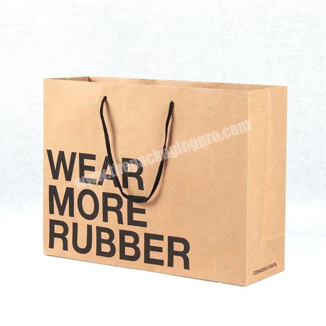 Private label custom print shopping paper bags for sale