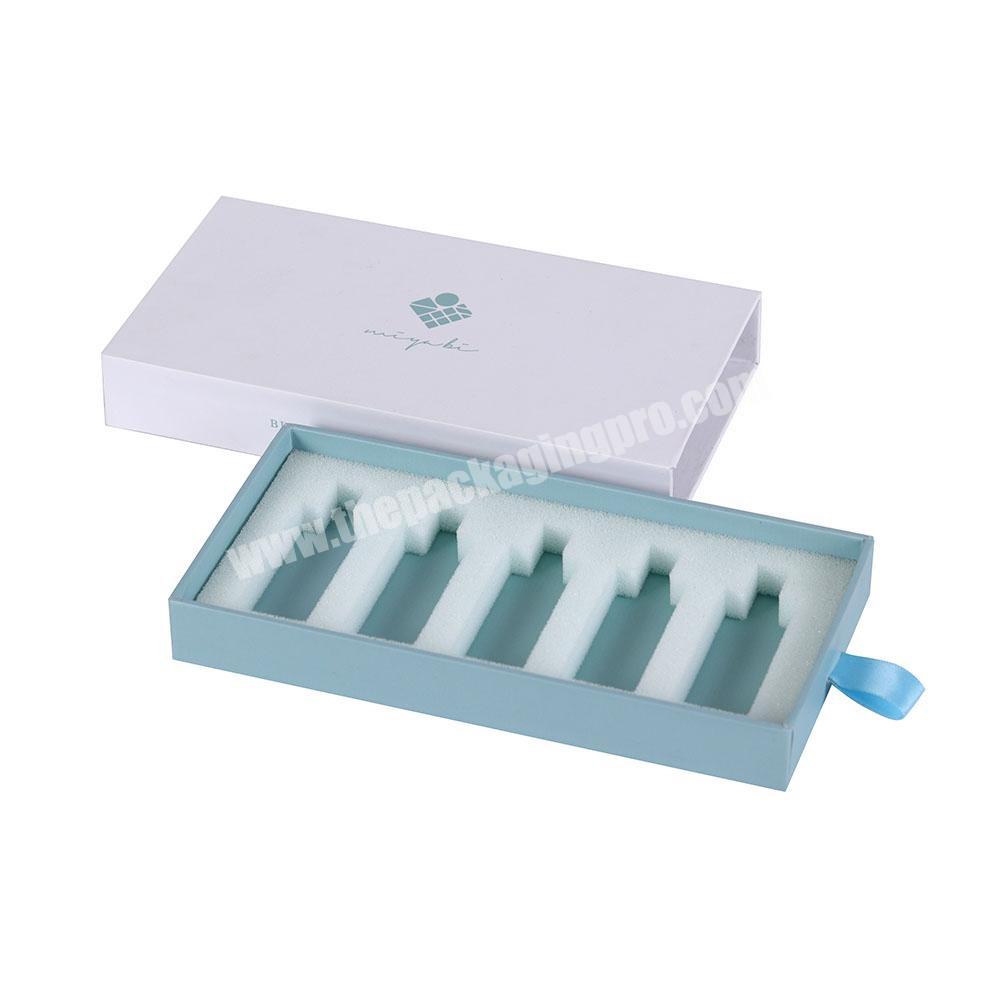 Professional customized high-quality perfume packaging drawer box with sponge inner support