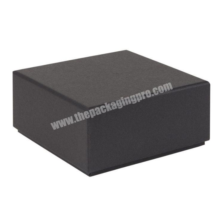 Professional wholesale custom logo luxury black deep bangle jewelery craft paper gift packaging box