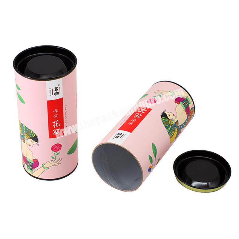 The Latest producing recycled craft paper with   paper tube packaging for food or tea