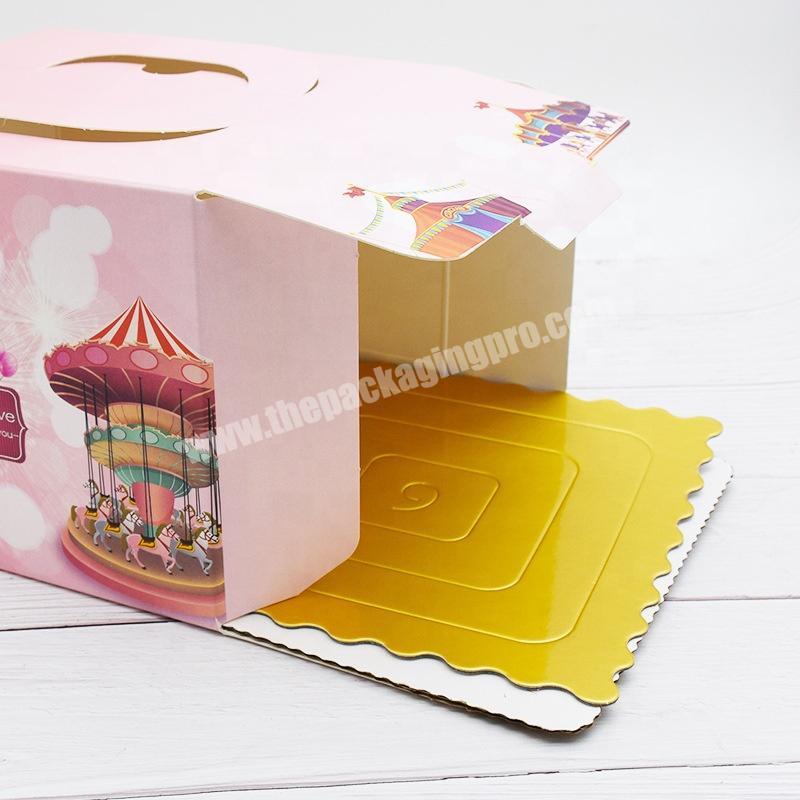 READY TO SHIP ECO cheaper cake tray and cake stand packages cup cake tray packaging