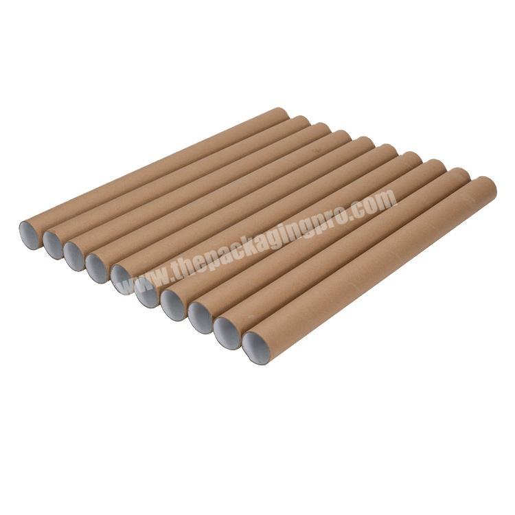 Recyclable Brown Long Round Corrugated Paper box LED Light Tube Paper Packaging Boxes
