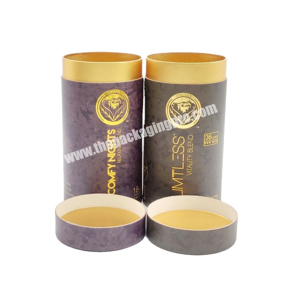 Eco Friendly High Quality Popular luxury paper tube for cardboard paper tube packaging custom paper tube packaging